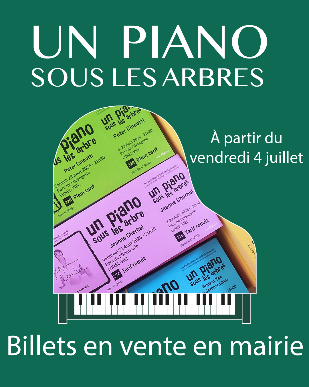 Billetterie 2025